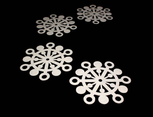gwiazdki na świąteczny stół-set 6 sztuk KOKOdesign
