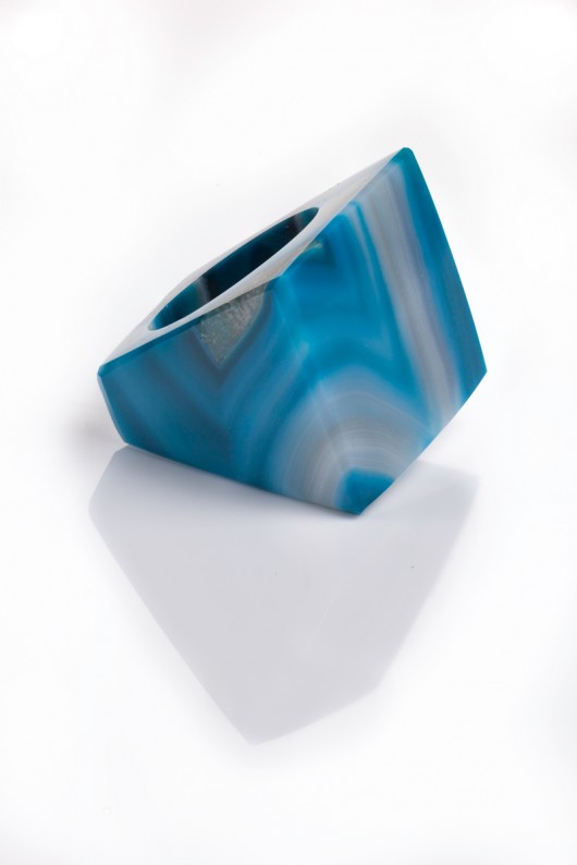 Brazi InspiRING Flat Turkusowy Brazi Druse Jewelry