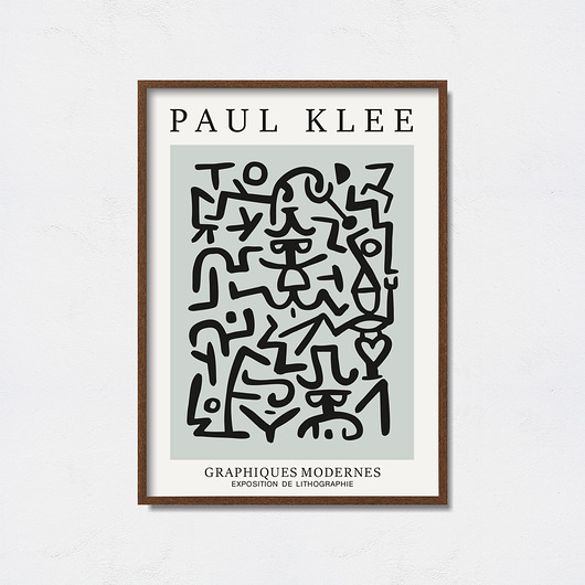 Paul Klee plakat do wystawy Pas De LArt