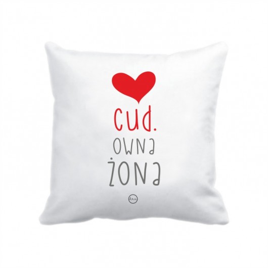 poszewka. cudowna żona Love Life and Forest