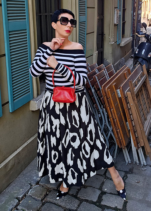 spódnice midi New Spódnica  Pantera