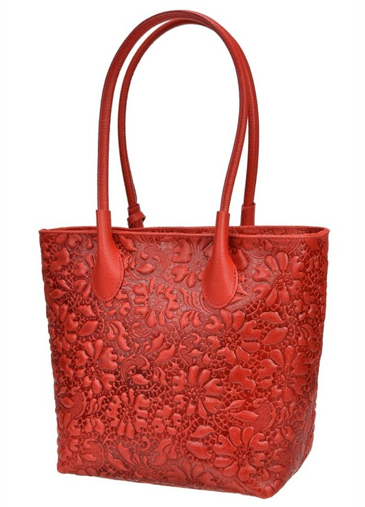 torby na zakupy Torba skórzana Shopper (7225)