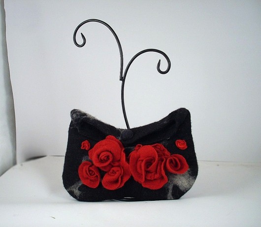 Jedwabnofilcowa Koperta / Torebka: Living Bag filcant