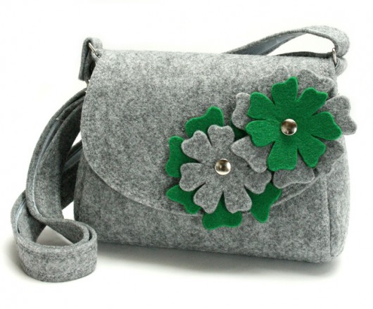 trapez mini dark green alter trendy mody