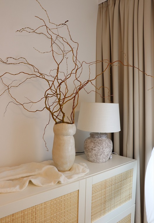 wazony Oryginalny wazon ceramiczny ręcznie robiony, beżowy-  Kolekcja Natural No.5