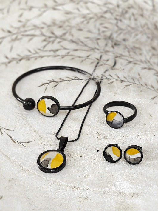 komplet biżuterii Komplet z kolekcji Gąska