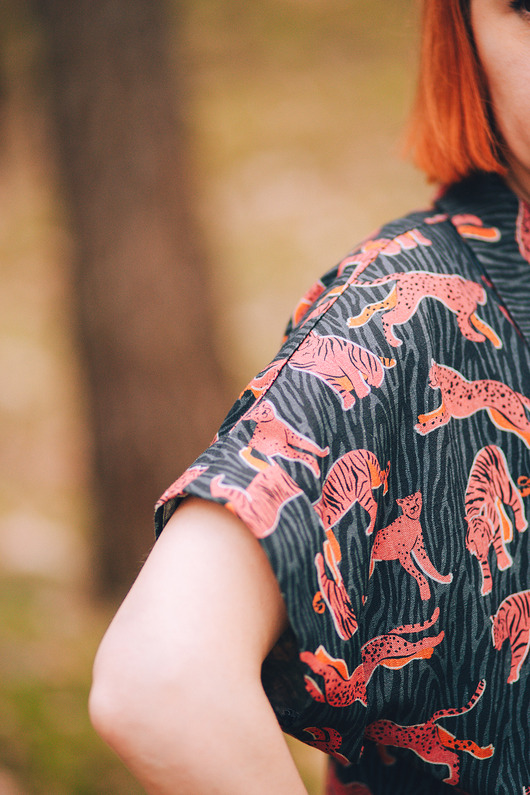 koszule damskie Koszula tygrys