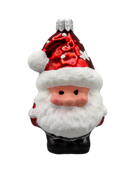 ozdoby choinkowe Bombka choinkowa: Świąteczny Skrzat Mikołaj: czerwony