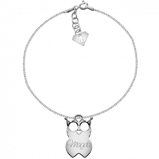 Bransoletka Charming - sowa grawer by ilo