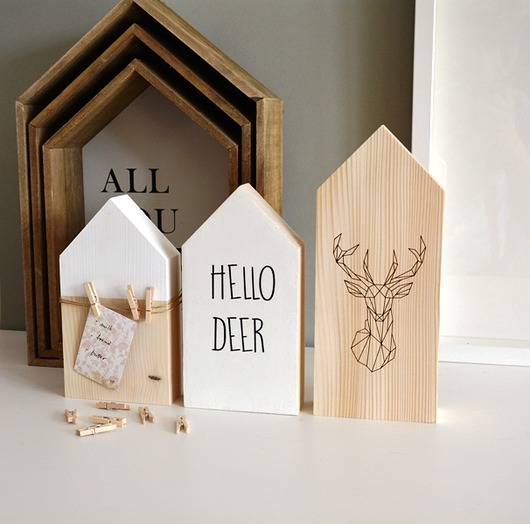 3 domki drewniane Wooden Love