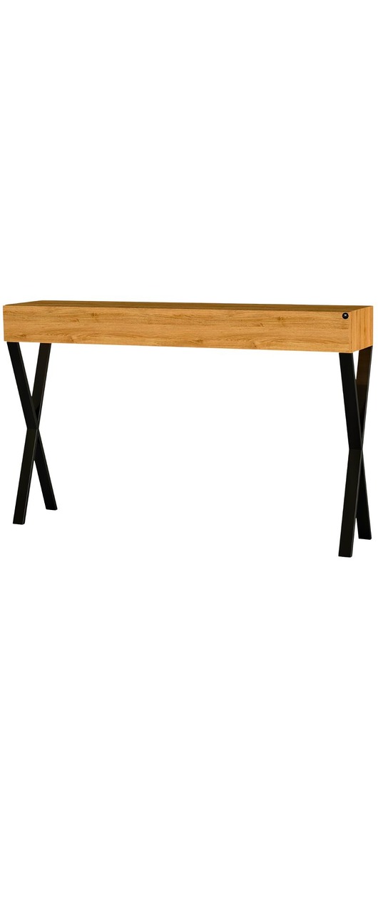 meble - inne Konsola Dębowa Loft Drewno Lite  105 cm  SKD-285