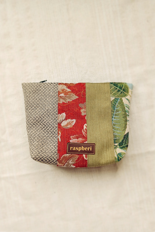 kosmetyczki Duża kosmetyczka damska patchwork MAXI