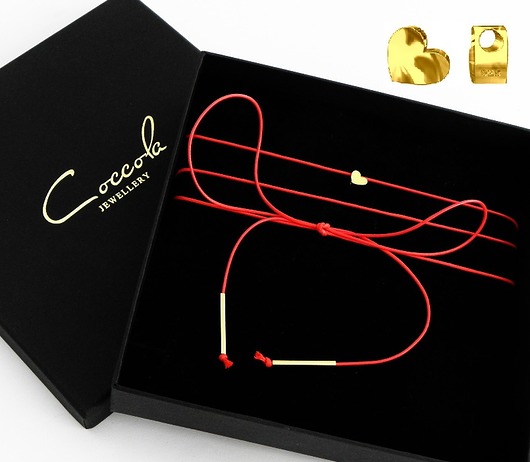 CHOKER Z SERDUSZKIEM ZE SREBRA 925 POZŁACANEGO Coccola JEWELLERY