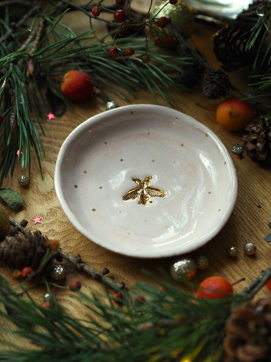 pojemniki na biżuterię Spodek na biżuterię lub palo santo