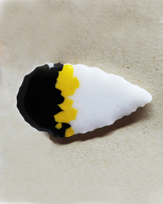 Spinka do włosów Black Yellow White Natalia Grala