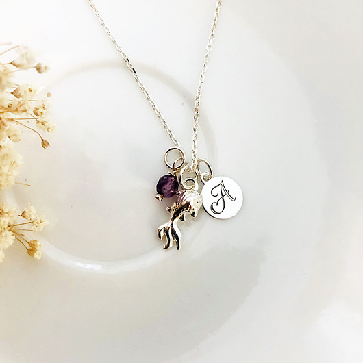 srebrne naszyjniki Naszyjnik z małą rybką ,srebrna ryba