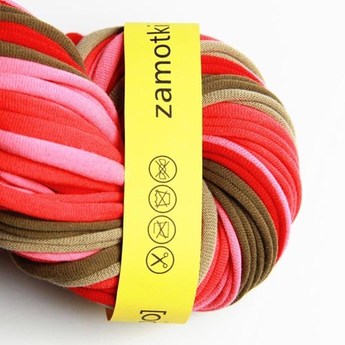 Zamotka Dzianinowy Naszyjnik TANGO RED CADOaccessories