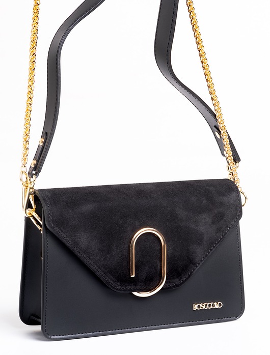 torby na ramię Torebka Skórzana z ozdobnym zapięciem  (6805)