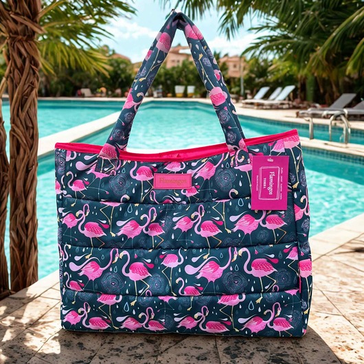 torby XXL Torba plażowa Flamingos