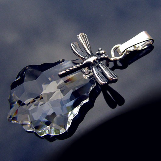 Kryształowy wisior z ważką Swarovski - Erie Marisella