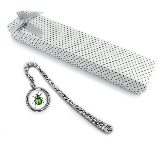 zakładki do książek Zakładka do książki - Zielony żuczek