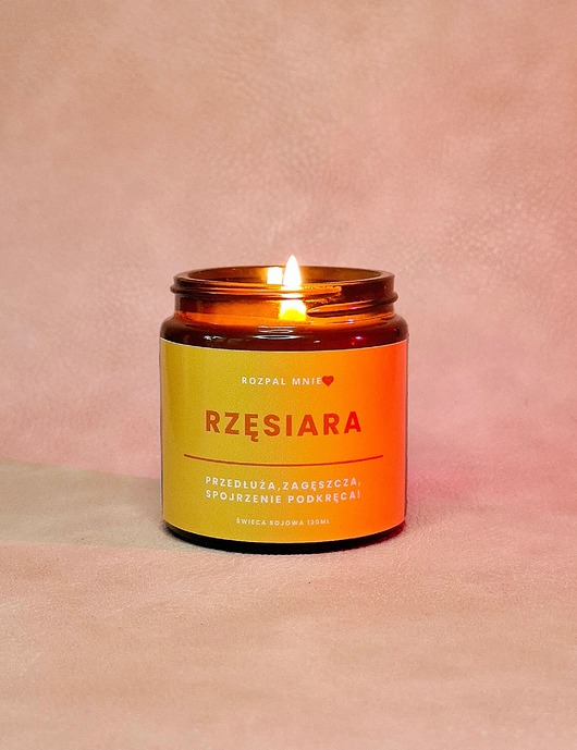 świece zapachowe Świeca sojowa RZĘSIARA