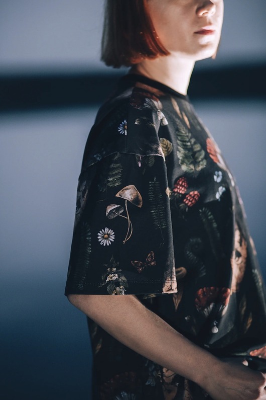 t-shirt damskie Koszulka mushrooms