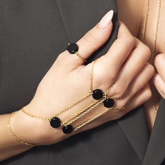 bransoletki z kamieni naturalnych Bransoletka z pierścionkami Fashion Stones