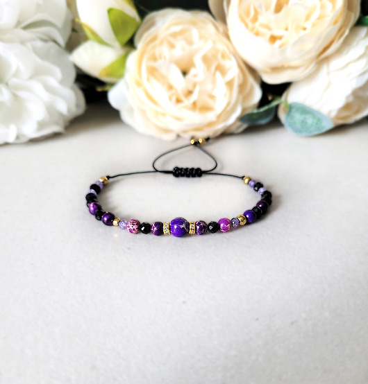 bransoletki z kamieni naturalnych LEW - z Turmalinem Zodiakalna bransoletka