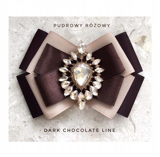 broszki Brosza Dark Chocolate z Szampanem NEW