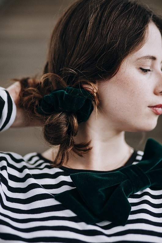 gumka Ksenia green velvet MAVKA