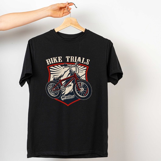 t-shirty męskie Koszulka  z nadrukiem Bike trials