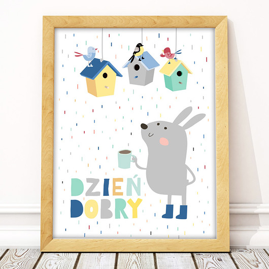 Plakat Dzień dobry. A4 Sprinkles