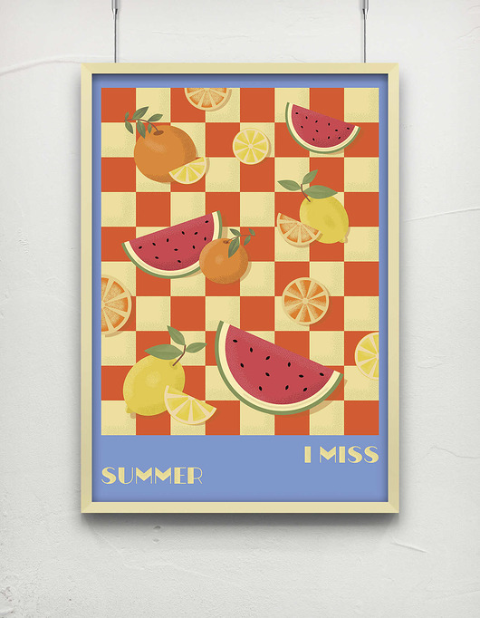 plakaty Plakat "I Miss Summer"