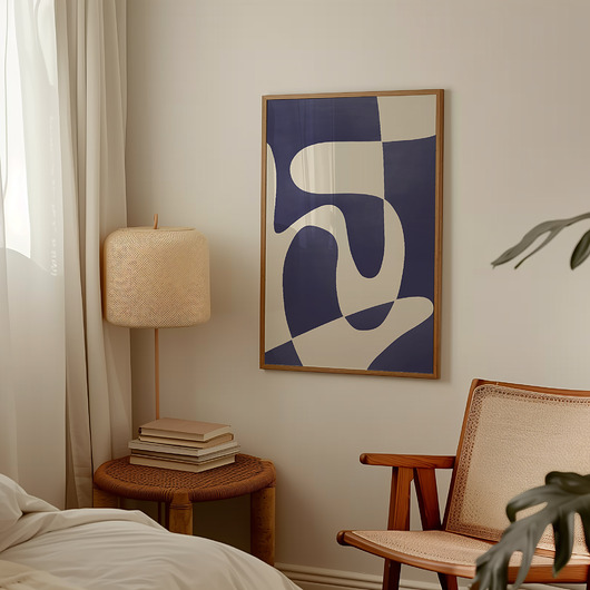 plakaty Plakat Violet abstract no.3