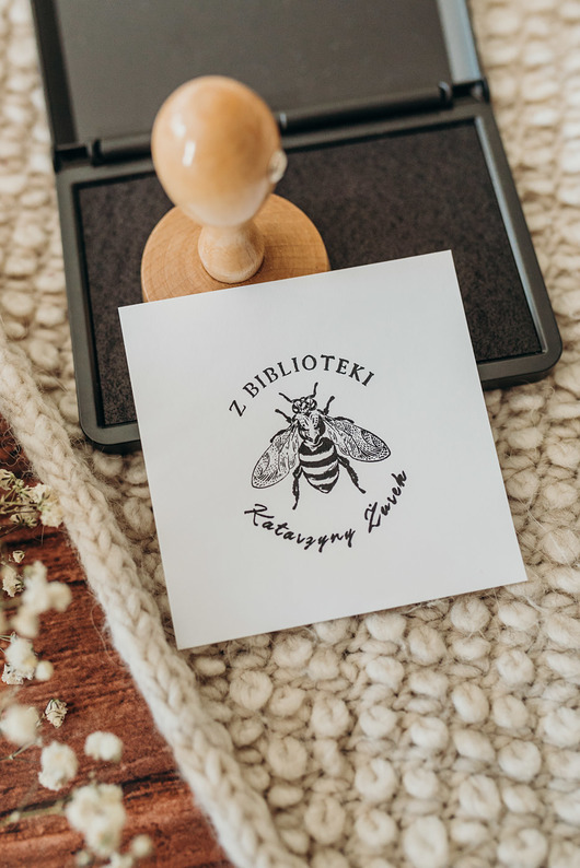 stemple Stempel Ex Libris "Pszczoła" - Zestaw prezentowy