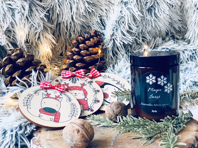 zestaw Wyjątkowy Prezent - Magia Świąt MoKa candles