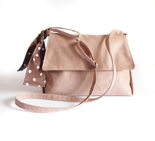 torebka midi - beige&dots - elfagado