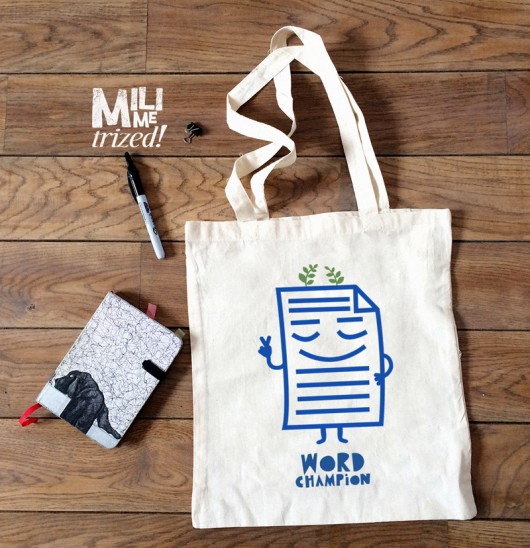 WORD CHAMPION. Torba eko.  milimetr