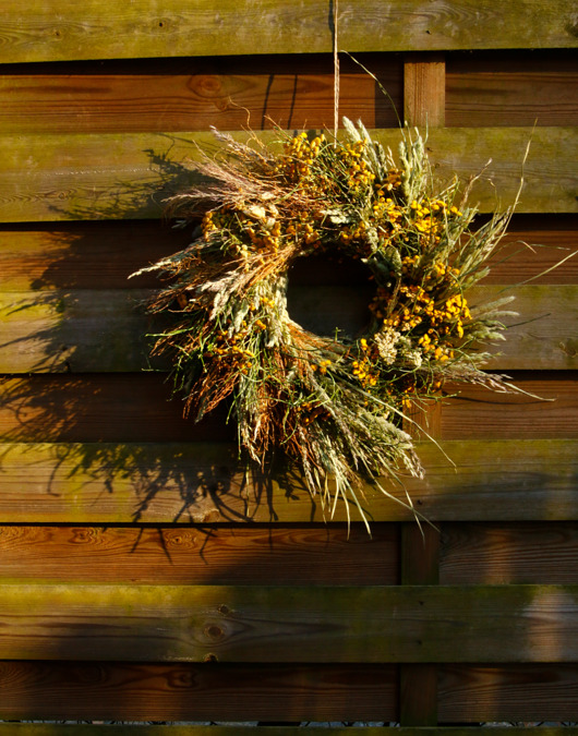 wianki Wianek dekoracyjny, na drzwi lub ścianę, rustykalna dekoracja