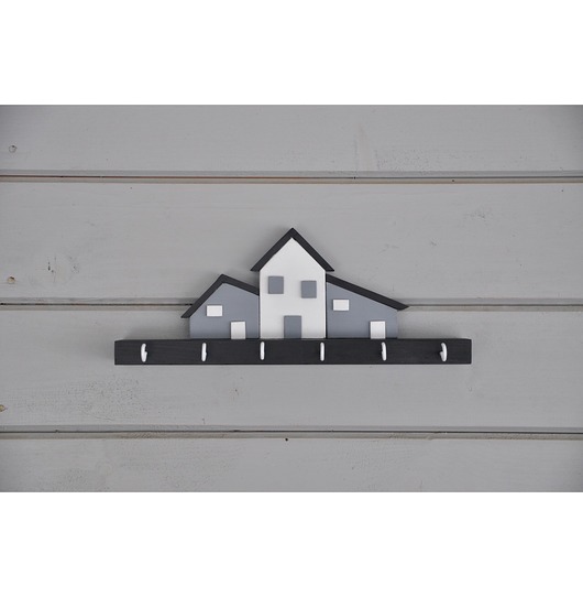 wieszaki Wieszak na klucze - domki