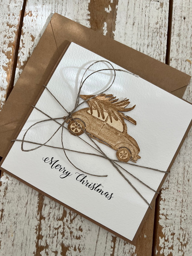 kartki świąteczne Wyjątkowa ręcznie robiona kartka świąteczna na Boże Narodzenie