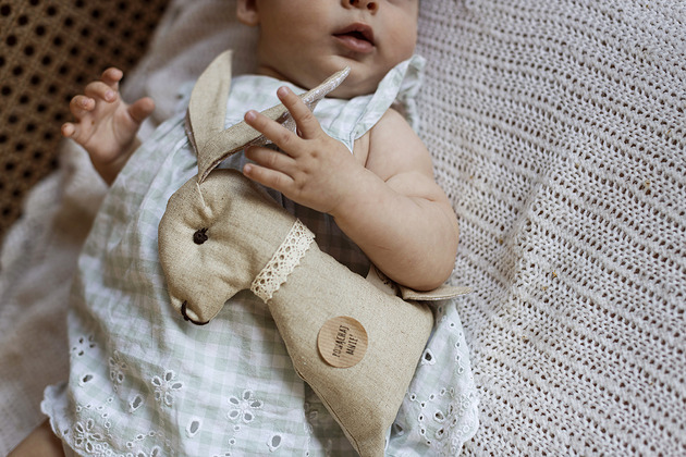 przytulanki dla niemowląt i dzieci Pachnące Zające Kawowe