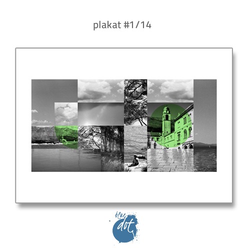 plakat #1/14 (zielony) Ewa Pasternak