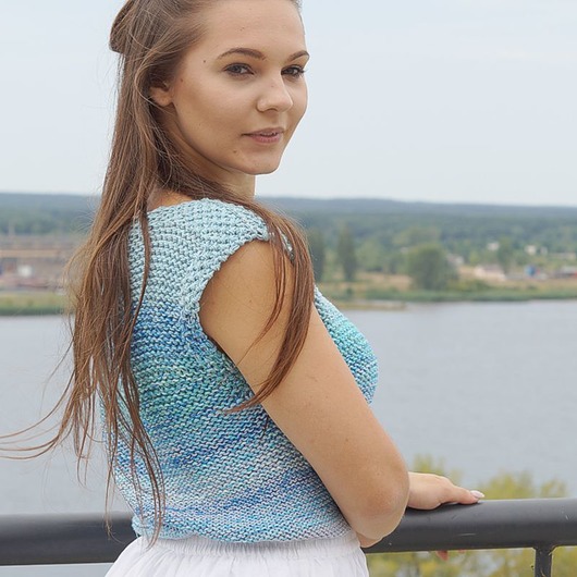 Cieniowana niebieska MonDu