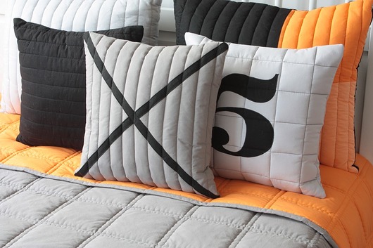 Poszewka z X  40x40cm pikowana patchwork house