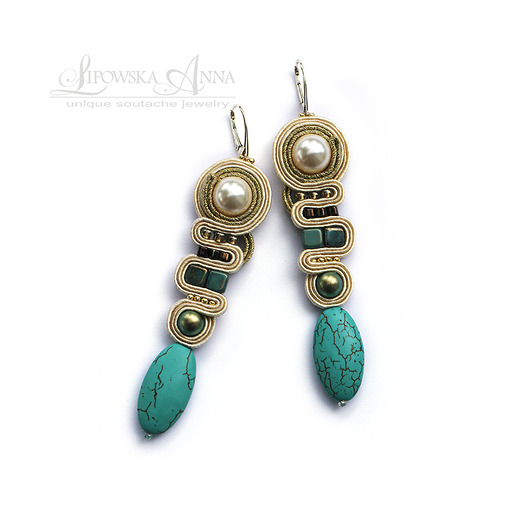 kolczyki soutache Kolczyki sutasz 710