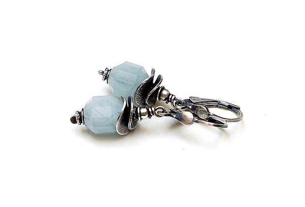 kolczyki wire wrapping Blue angel vol. 3/kolczyki/