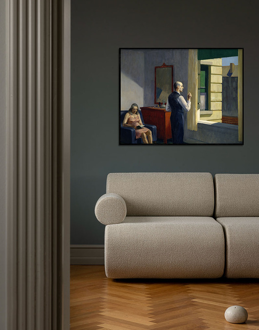 obrazy Hotel przy kolei - reprodukcja E. Hopper