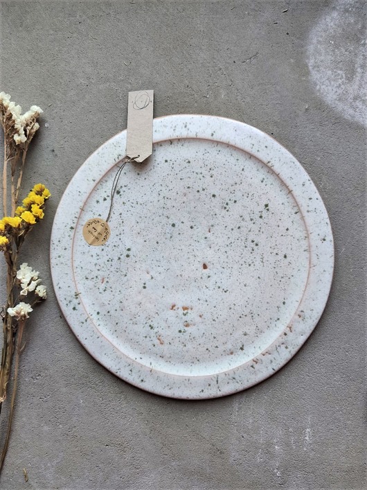 Ceramiczny talerz 25 cm POTPOTSTUDIO